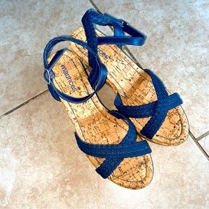 Maurice’s Cork Wedge Sandals